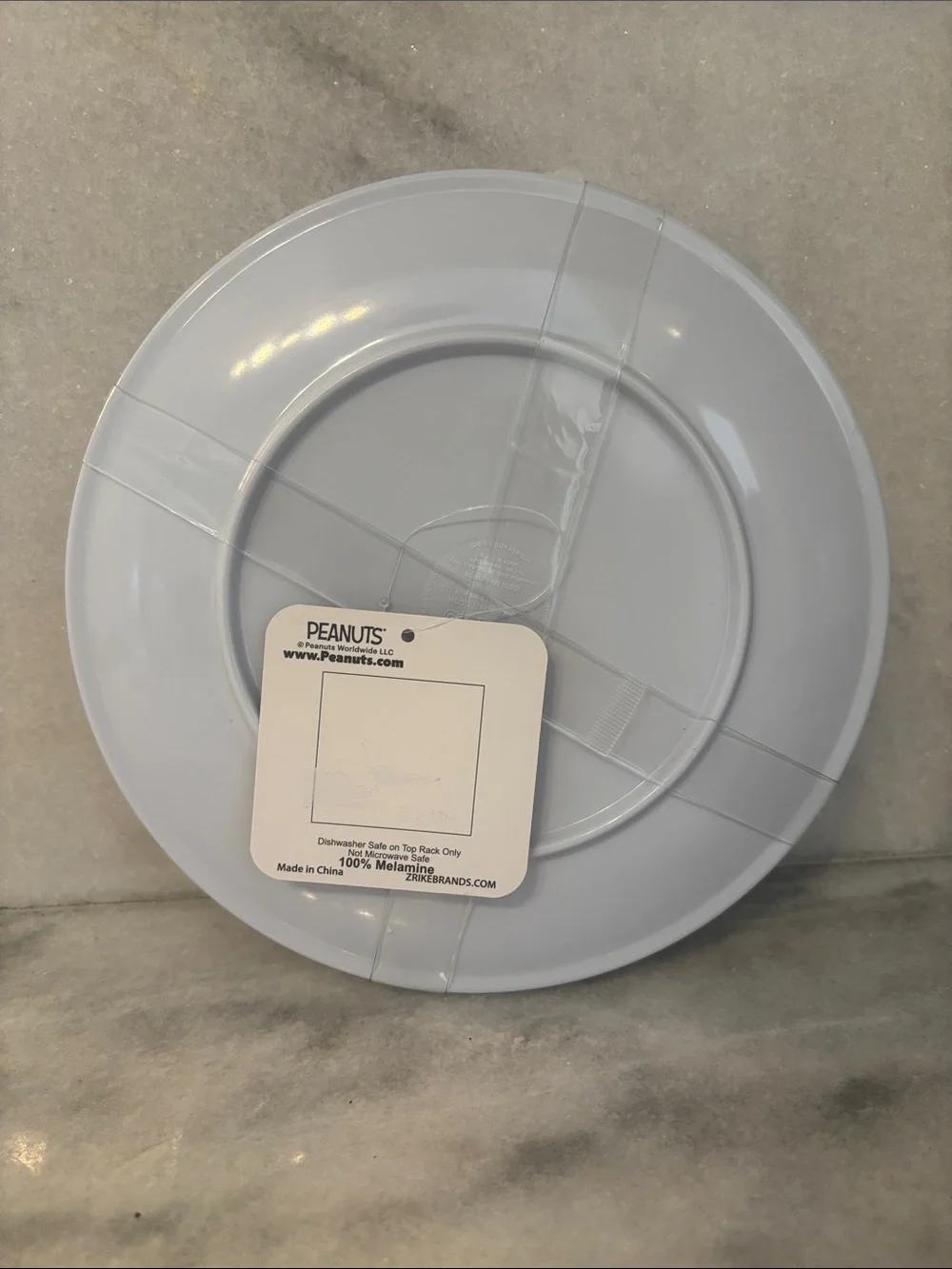 Zrike Peanuts Great Pumpkin Charlie Brown 8in Melamine Dessert Plates Set 4